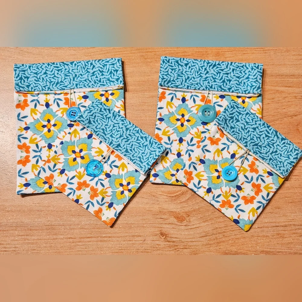 Floral Purse Pouch Set - Yellow and Green - Picture 4 of 6